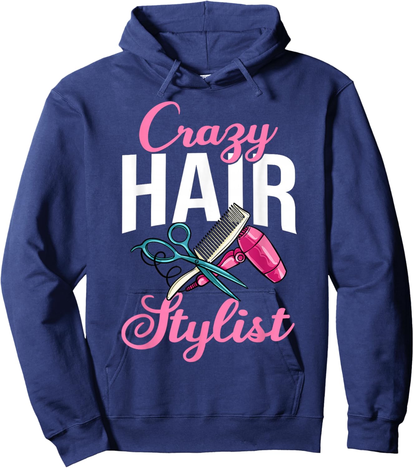 Hairstylist Hairdressing Hairdresser Hair Stylist Hoodie - Hoodie | Navy