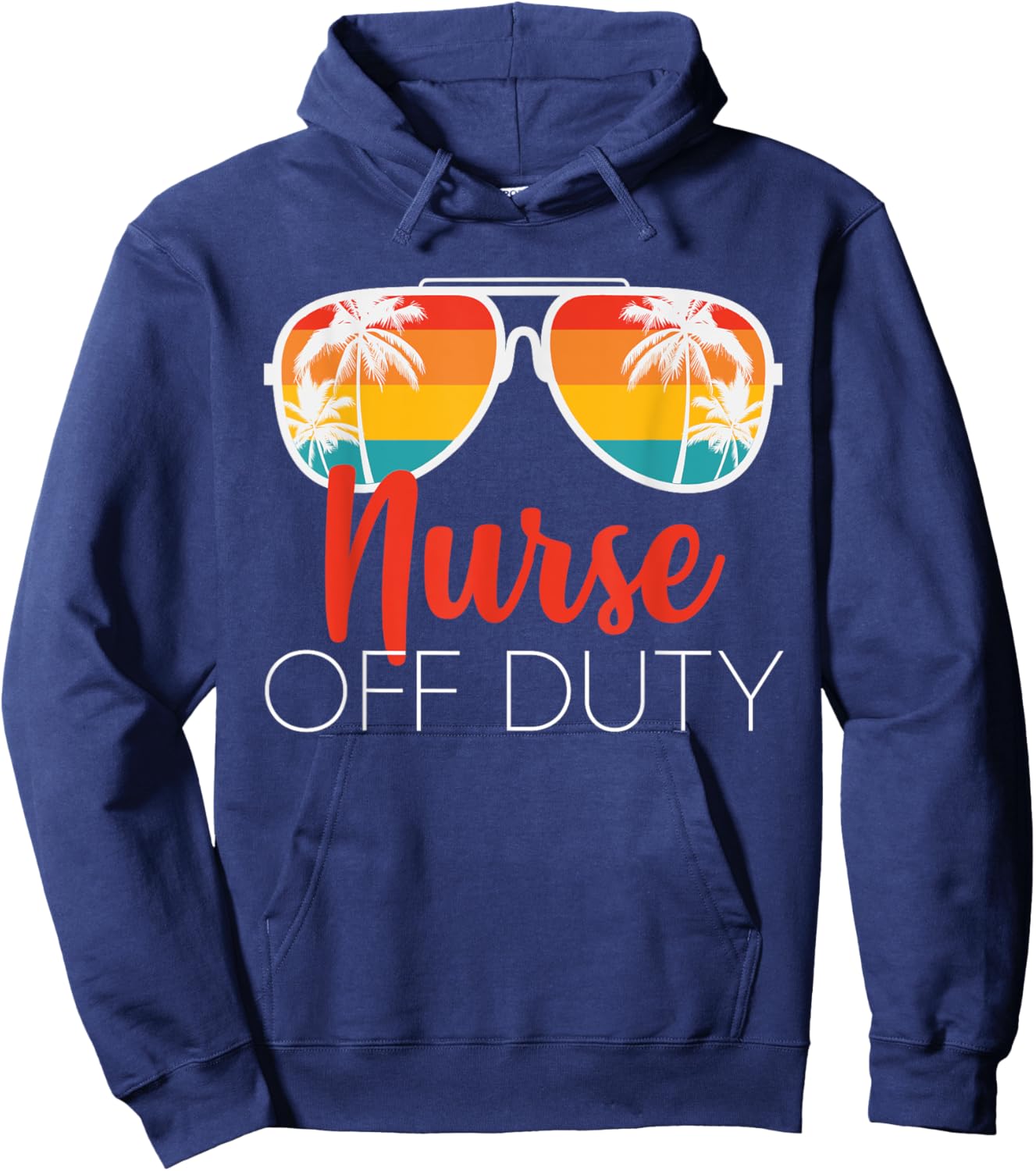 Nurse Off Duty Shirt Nurse Off Duty Nurse Hoodie - Hoodie | Navy