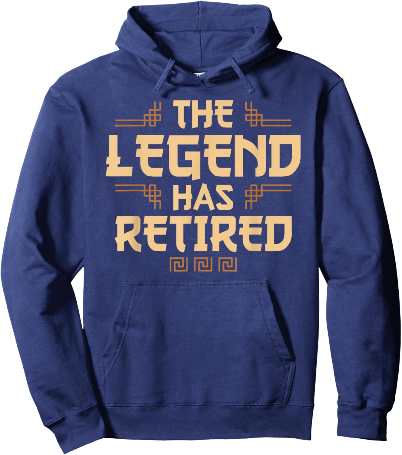 The Legend Has Retired Retirement Humor Hoodie - Hoodie | Navy