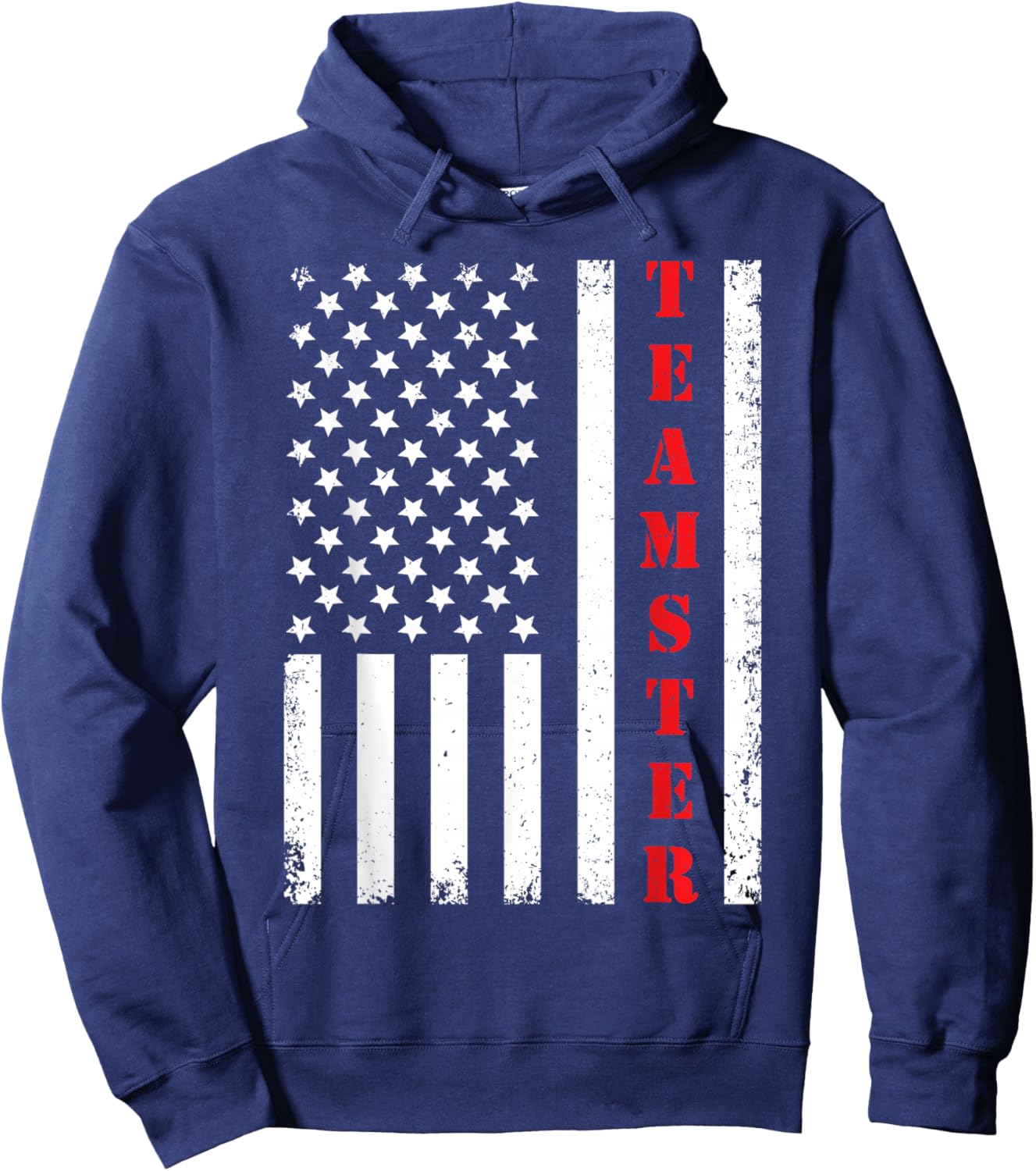 Teamster American Truck Drivers Trucker Trucking Labor Day Hoodie - Hoodie | Navy