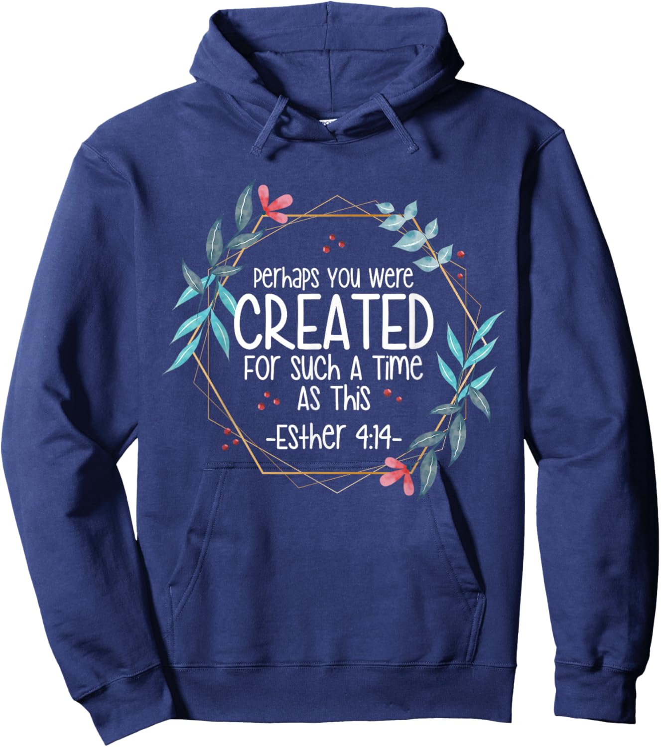 Christian Religious Esther 4 14 Hoodie - Hoodie | Navy