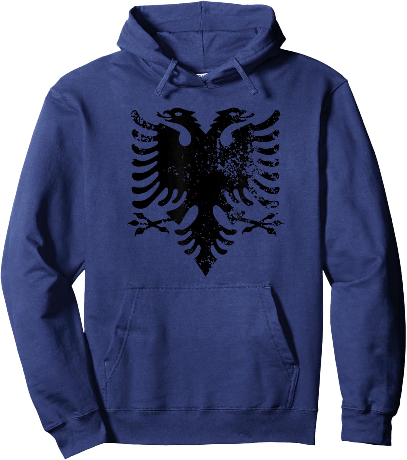 Albanian Shirt Eagle Albania Flag Hoodie - Hoodie | Navy