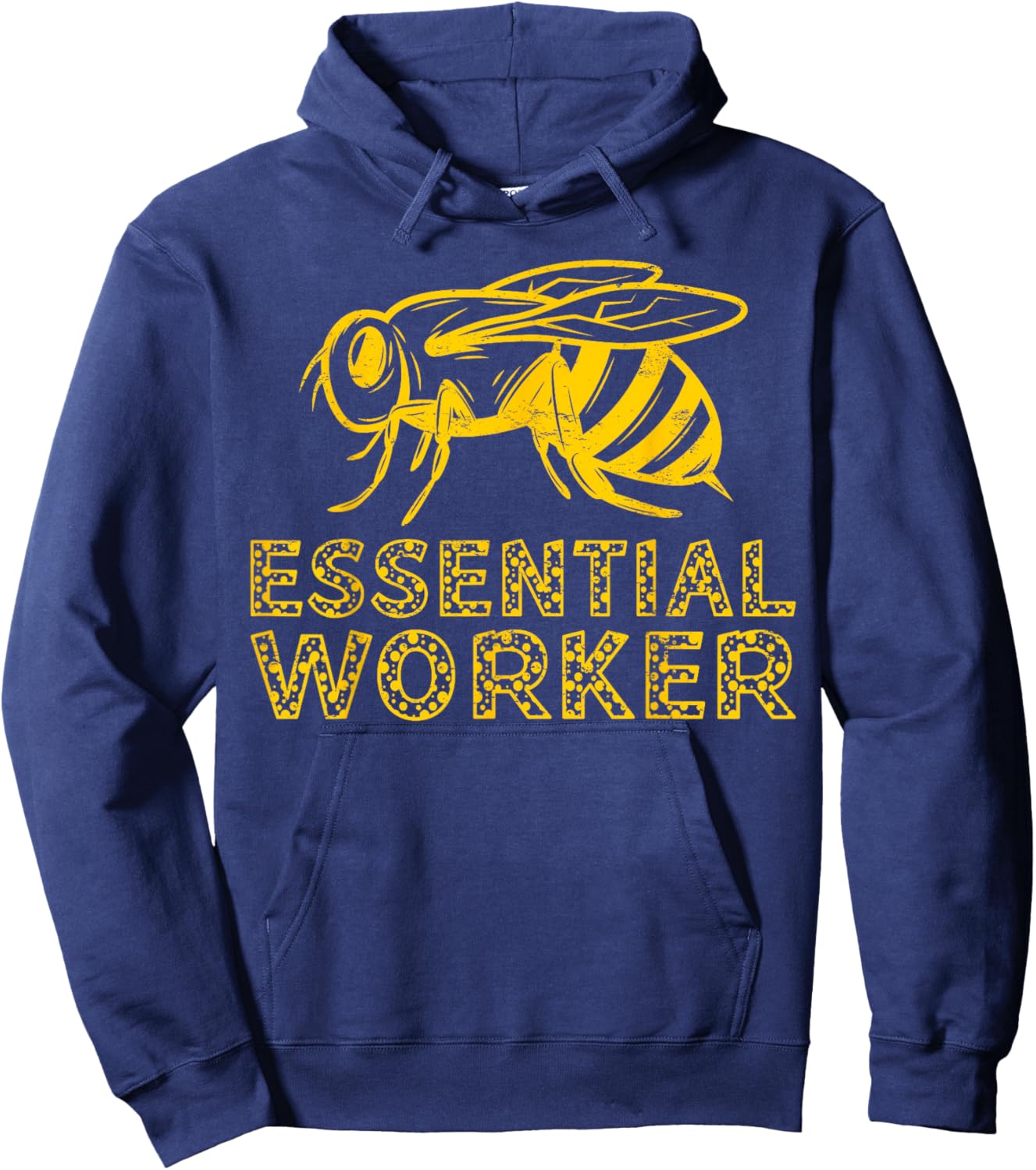 Essential Worker Bee Lover Honey Beekeeper Hoodie - Hoodie | Navy