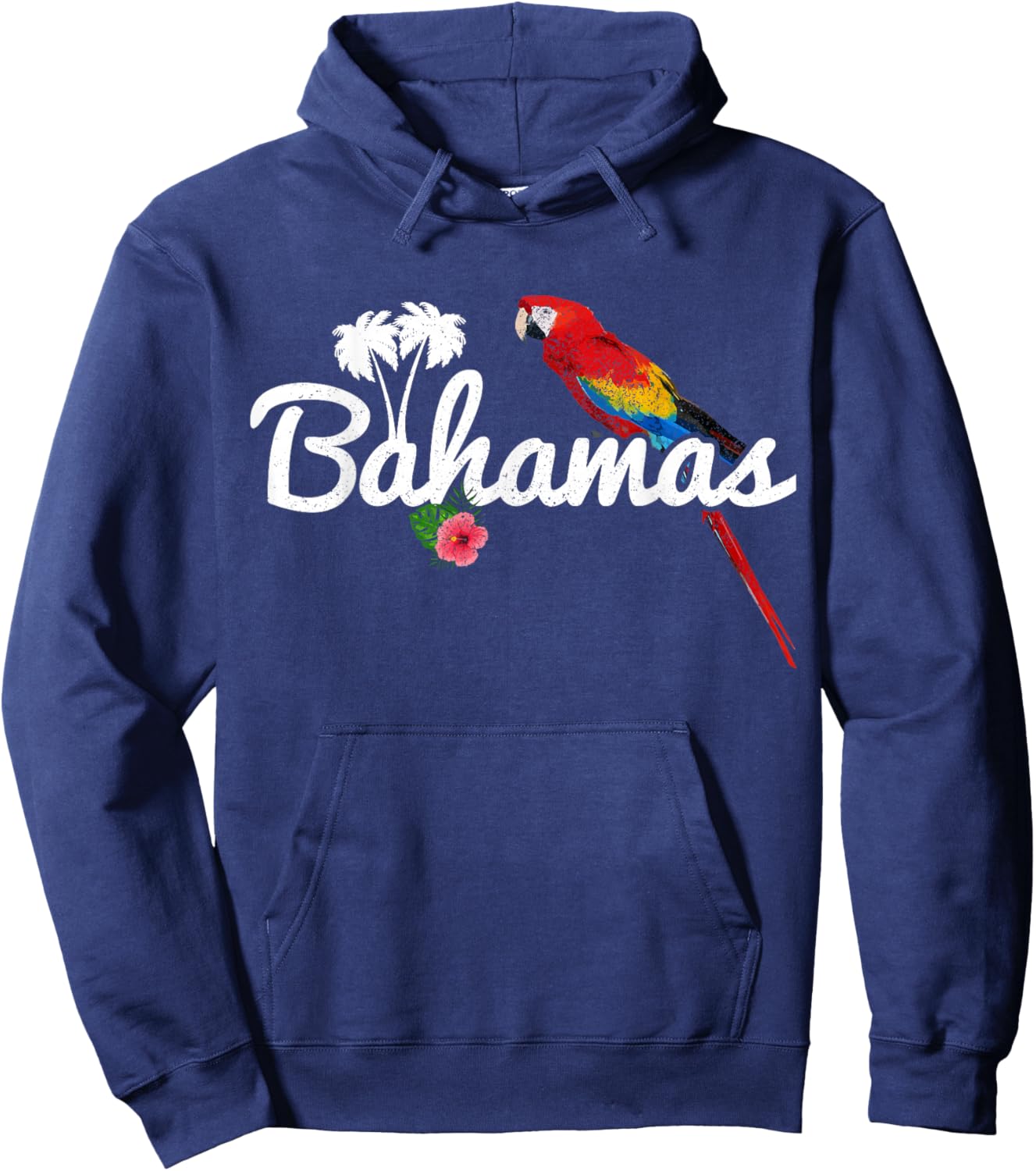 Bahamas Parrot Caribbean Souvenir Hoodie - Hoodie | Navy