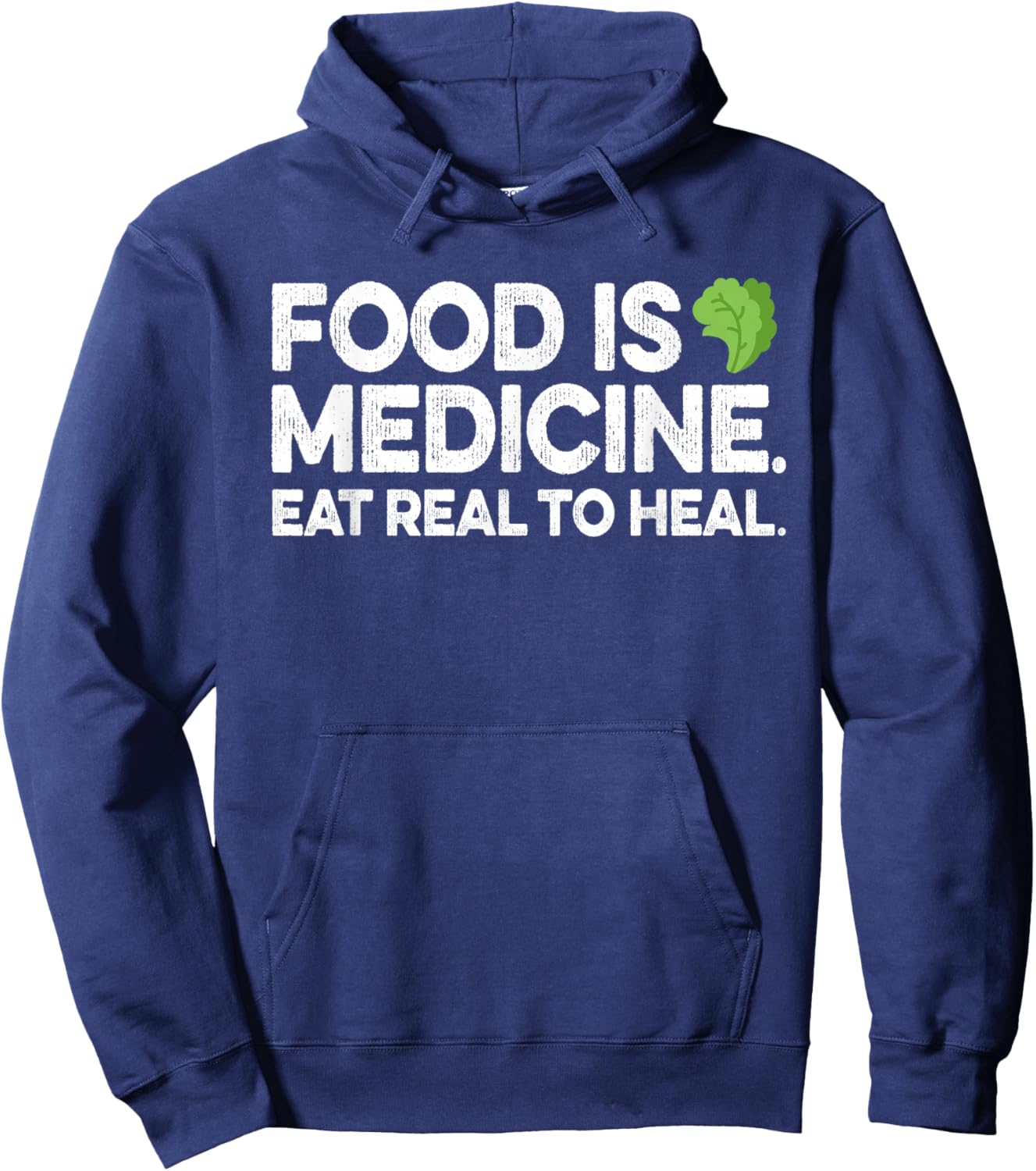 Food Is Medicine Gift Dietician Naturopath Nutritionist Hoodie - Hoodie | Navy