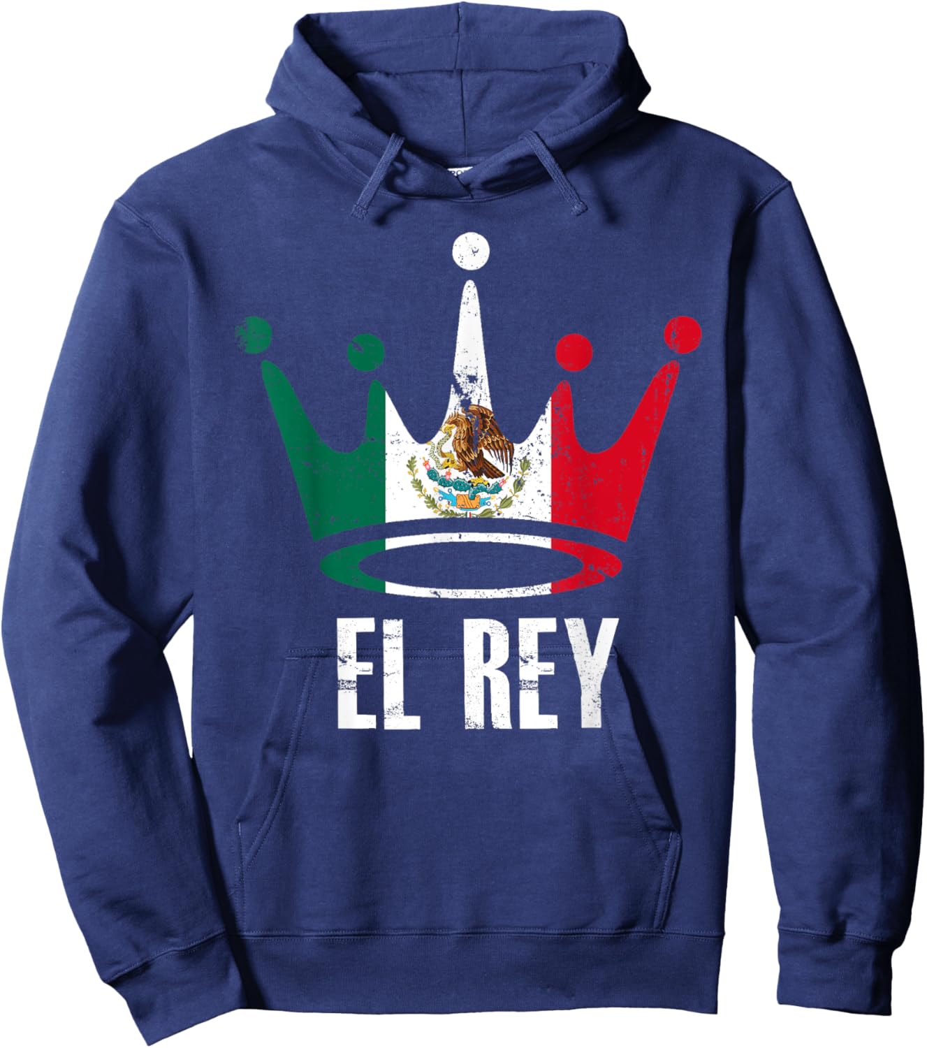 El Rey Mexican Flag Hoodie - Hoodie | Navy