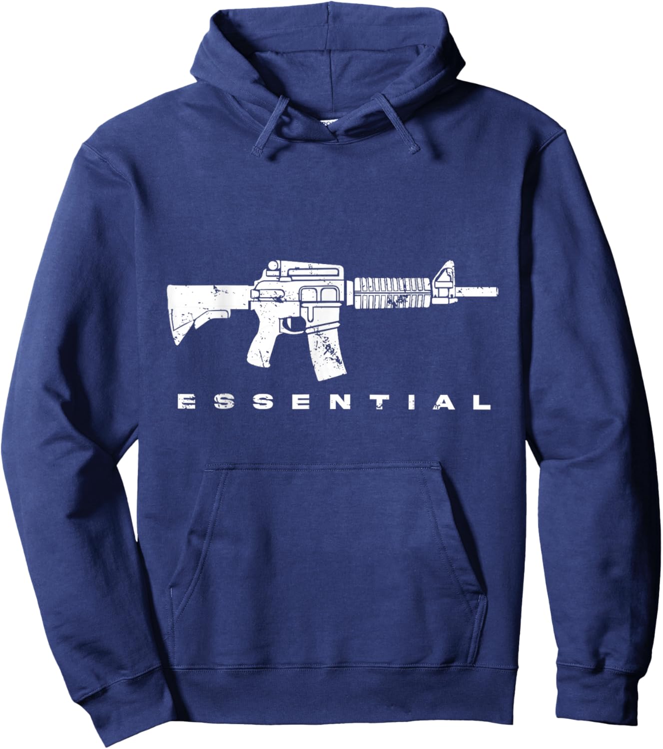 AR-15 Semi-Automatic Essential Firearm Hoodie - Hoodie | Navy
