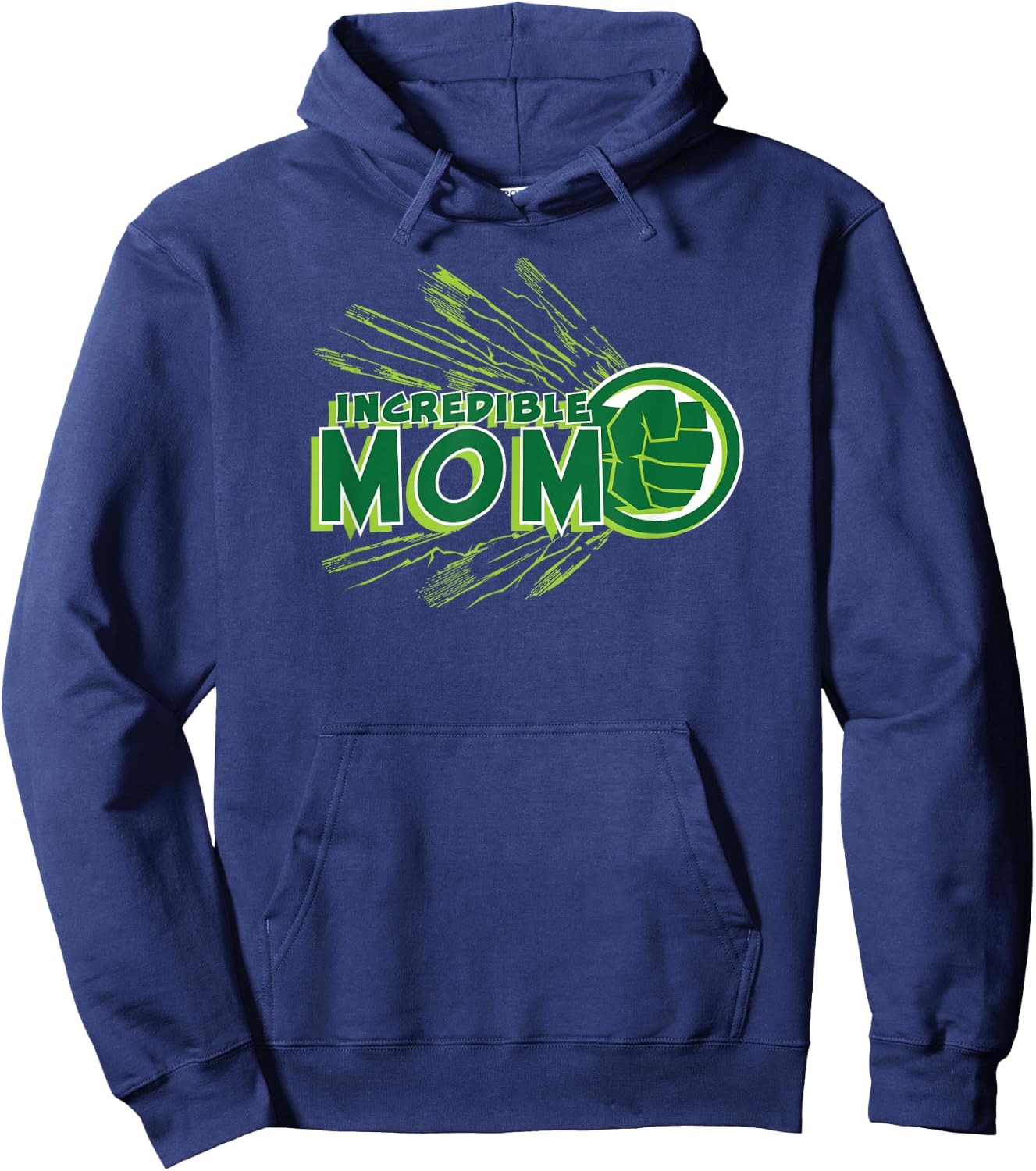 Marvel Hulk Incredible Mom Family Trip Vacation Mother's Day Hoodie - Hoodie | Navy