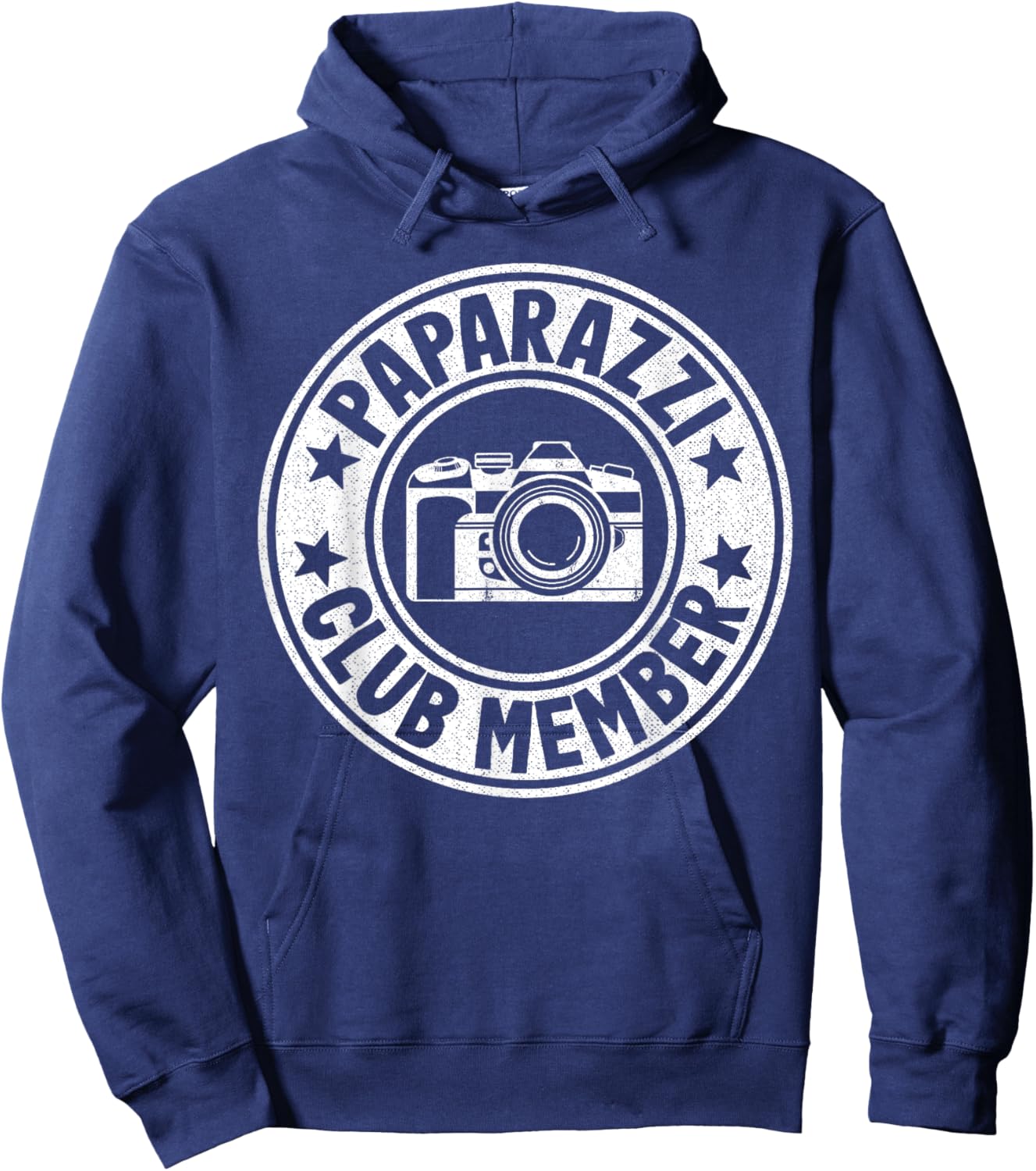 Paparazzi Club Member Photographer Camera Funny Photography Hoodie - Hoodie | Navy