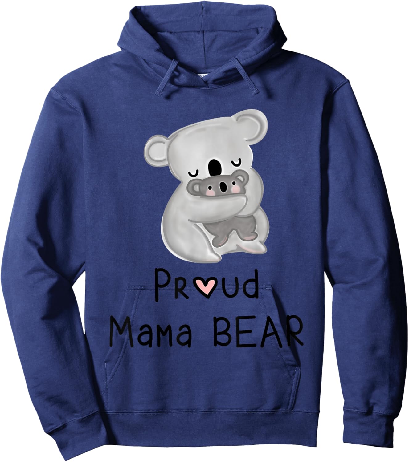 Cute Koala Mama Bear and Baby, Mothers Day Gifts Hoodie - Hoodie | Navy