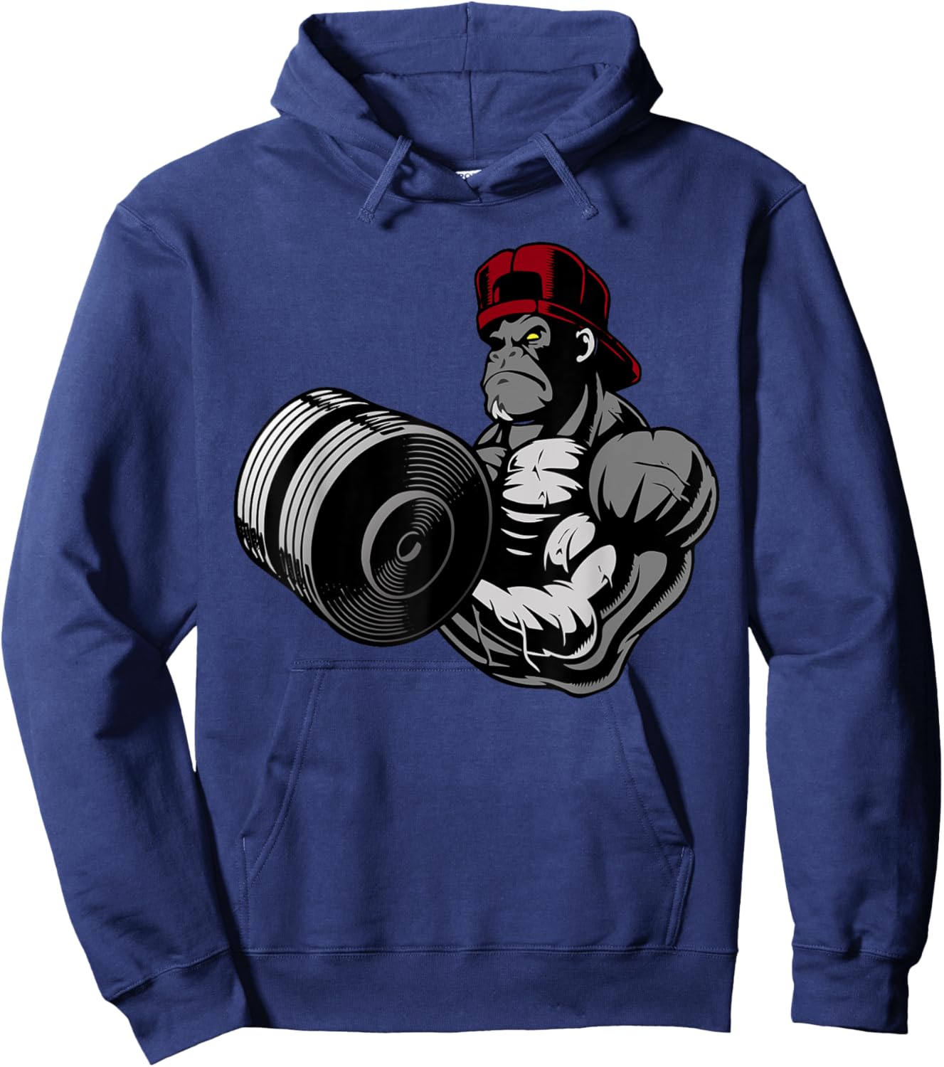 Bodybuilding Gorilla Workout Gym Strength Training Hoodie - Hoodie | Navy