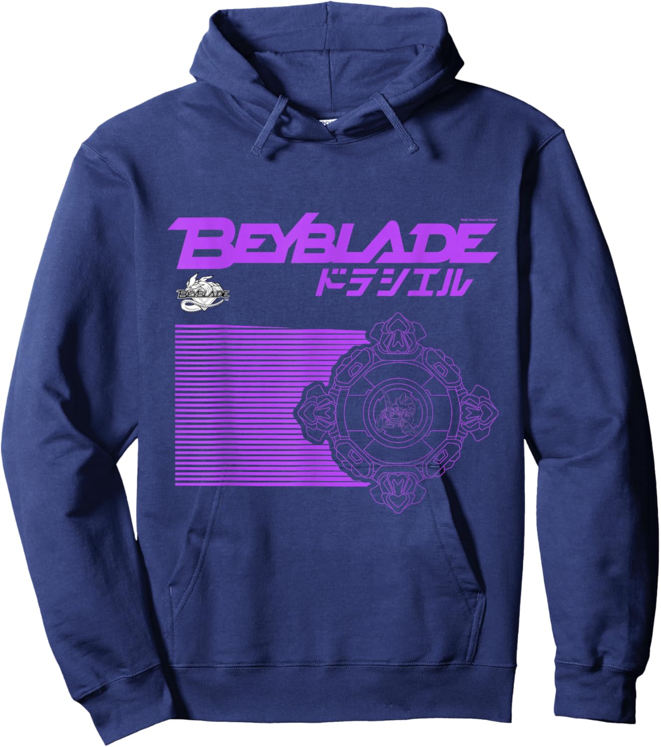Beyblade Draciel Hoodie - Hoodie | Navy
