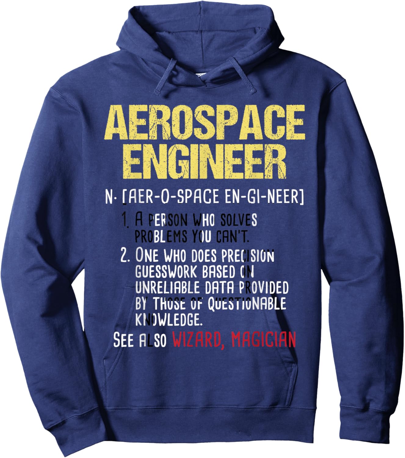 Aerospace Engineer - Aeronautical Engineering Aircrafts Hoodie - Hoodie | Navy