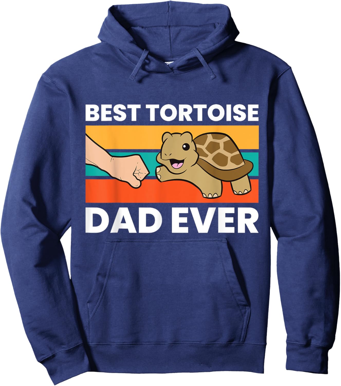 Best Tortoise Dad Ever Hoodie - Hoodie | Navy