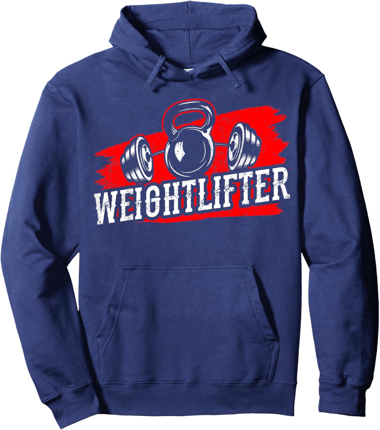 Weightlifter Lifting Workout Gym Lift Weightlifting Hoodie - Hoodie | Navy