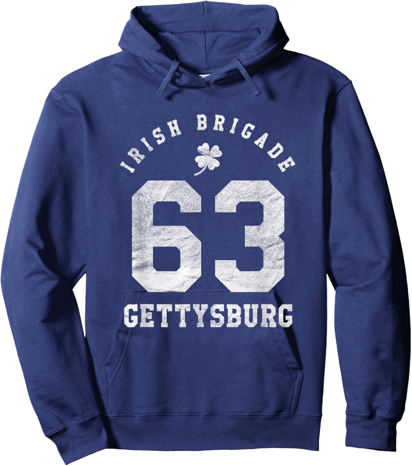 Civil War Irish Brigade Gettysburg Hoodie - Hoodie | Navy
