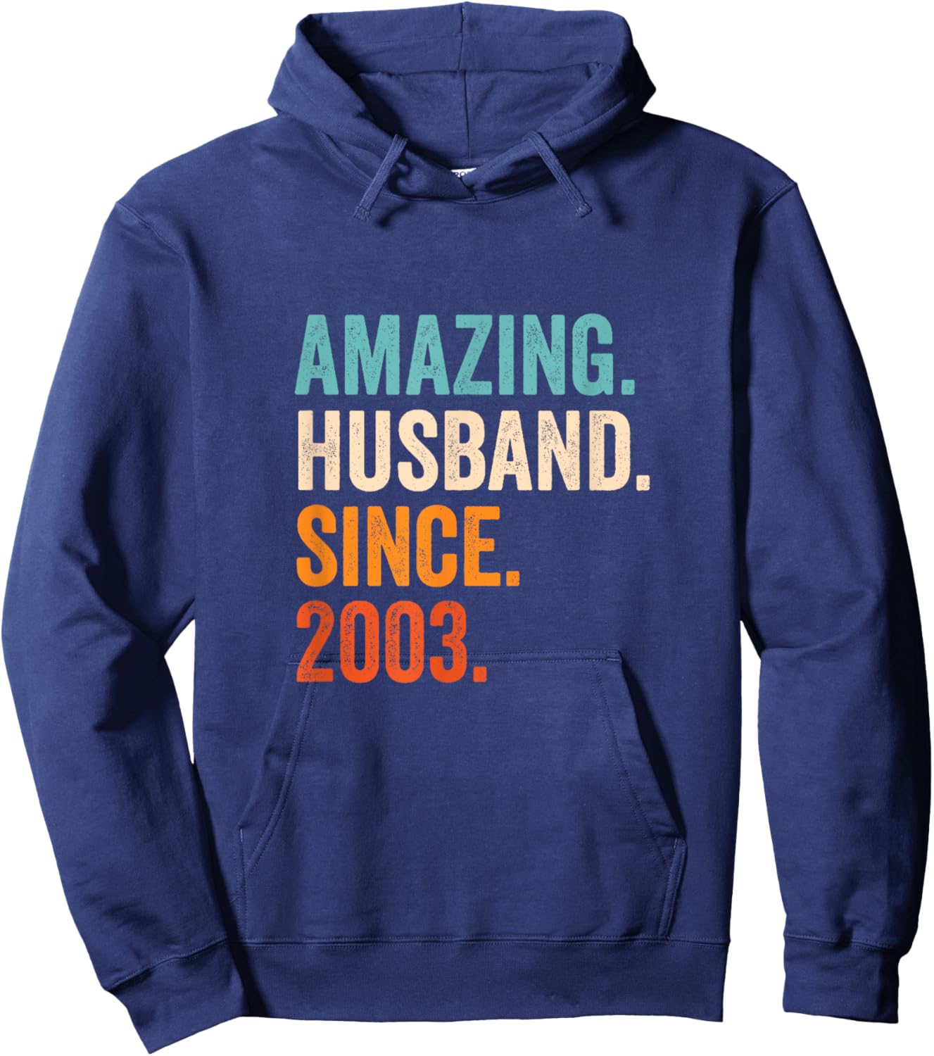 Amazing Husband Since 2003 22nd wedding anniversary 22 years Hoodie - Hoodie | Navy