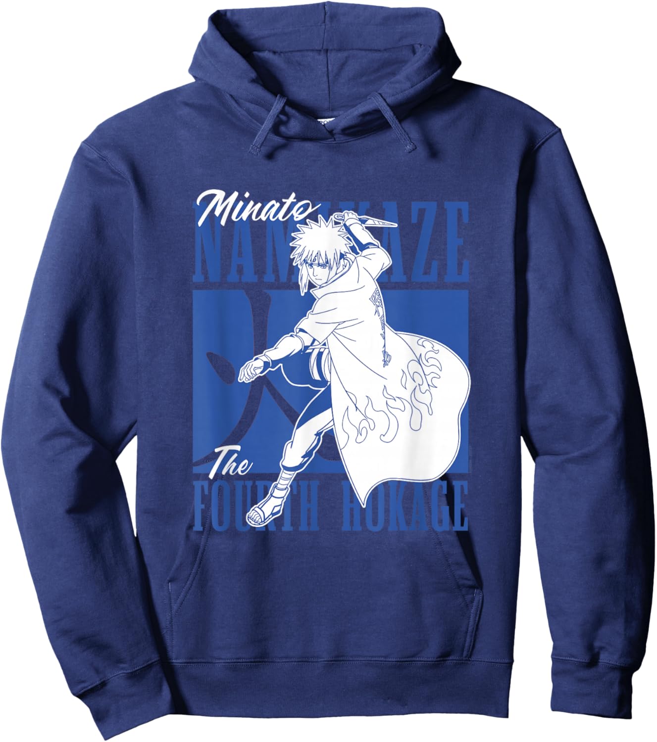 Naruto Shippuden Minato Fourth Hokage Hoodie - Hoodie | Navy