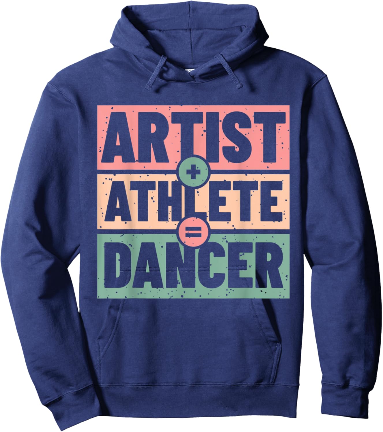 Athlete + Artist = Dancer Hoodie - Hoodie | Navy