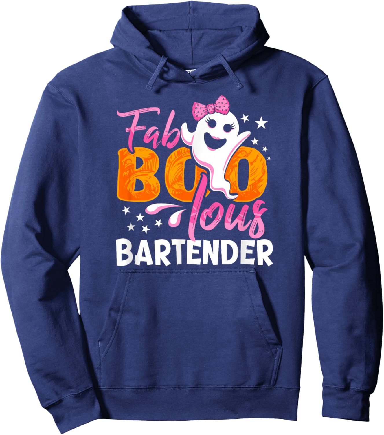 Bartender Halloween Fab BOO Lous Hoodie - Hoodie | Navy