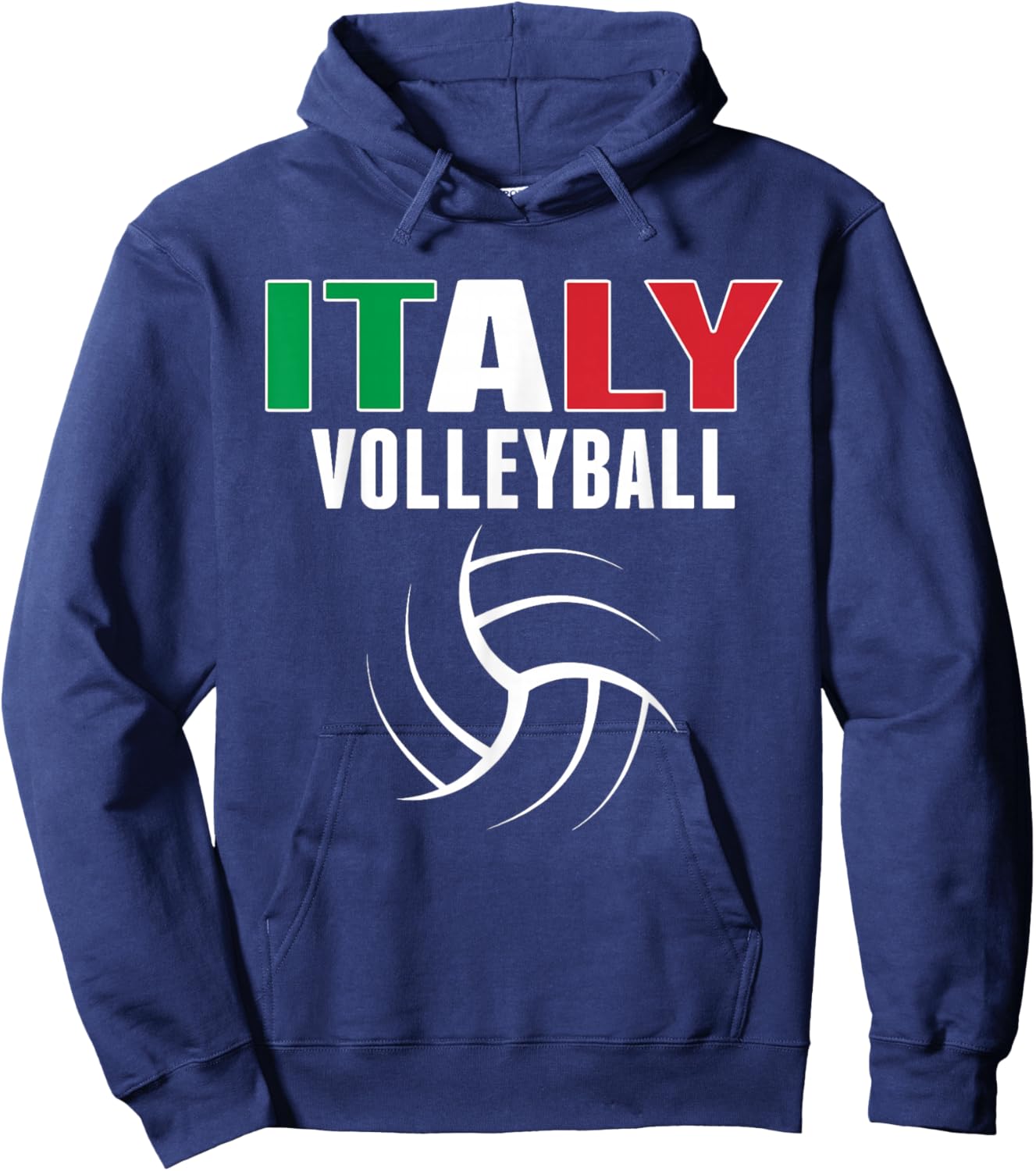 Italy Volleyball Fans Jersey - Italian Flag Sport Lovers Hoodie - Hoodie | Navy