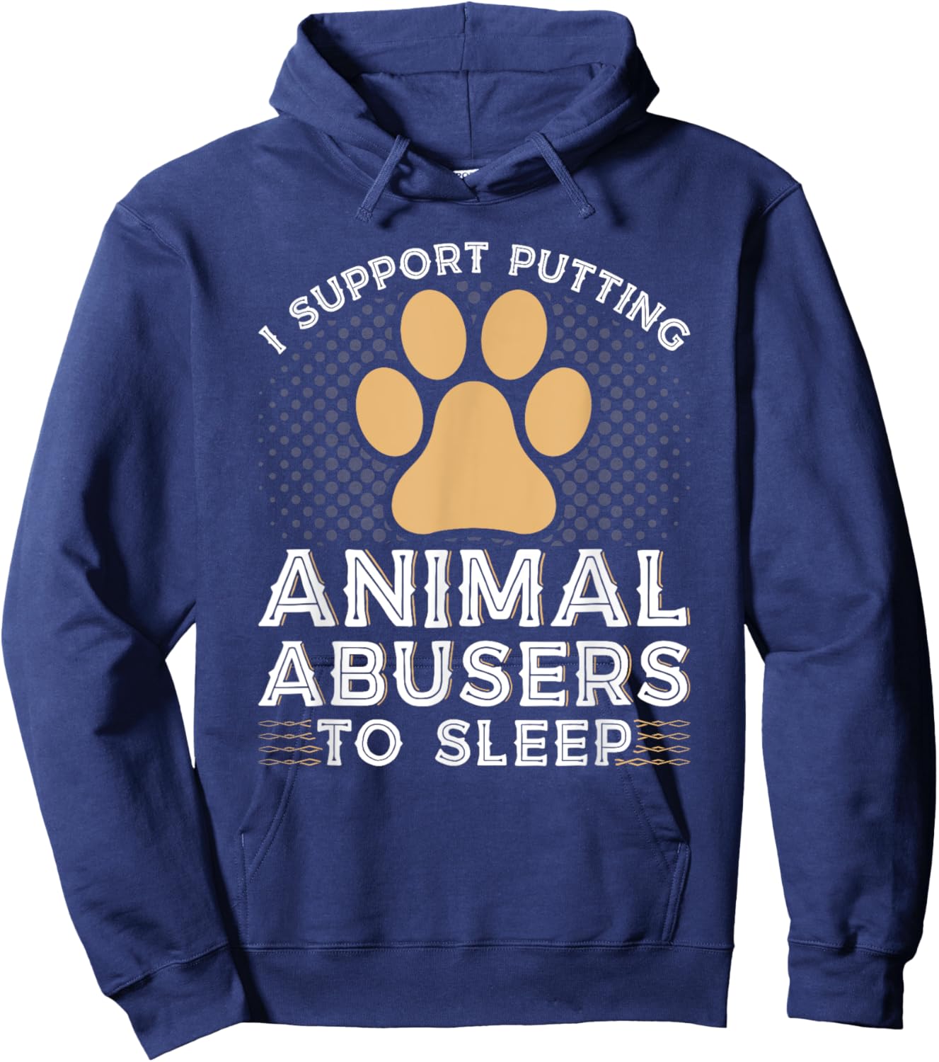 Animal Rescuer Pet Adoption, Stop Animal Abuse Hoodie - Hoodie | Navy