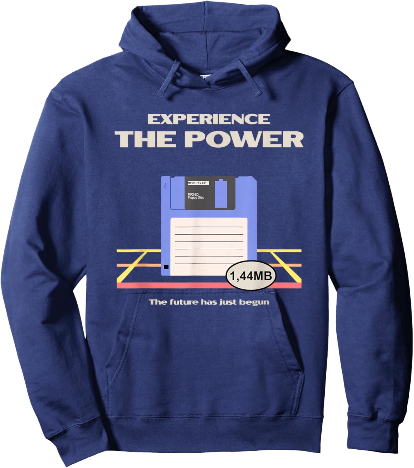 Old School PC Computer Floppy PC Hoodie - Hoodie | Navy