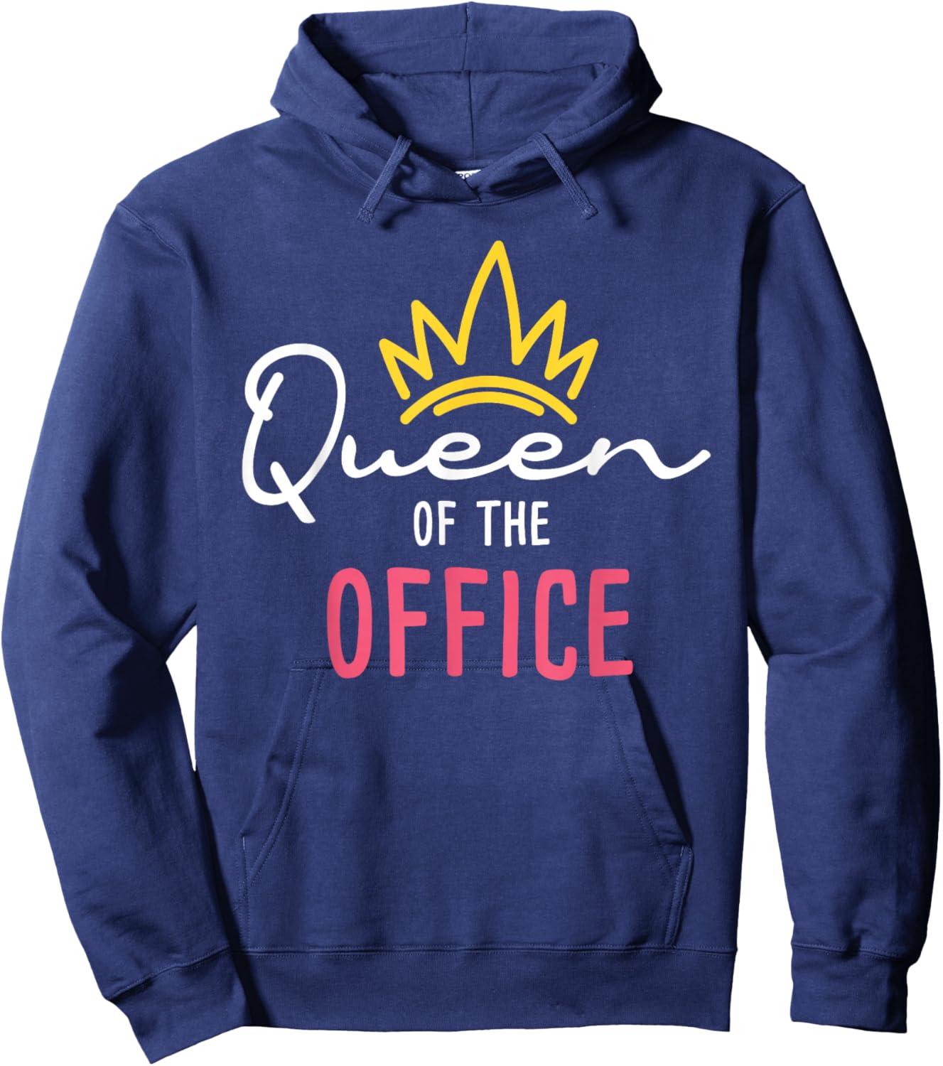 Queen Of The Office - Admin Office Administrative Assistant Hoodie - Hoodie | Navy