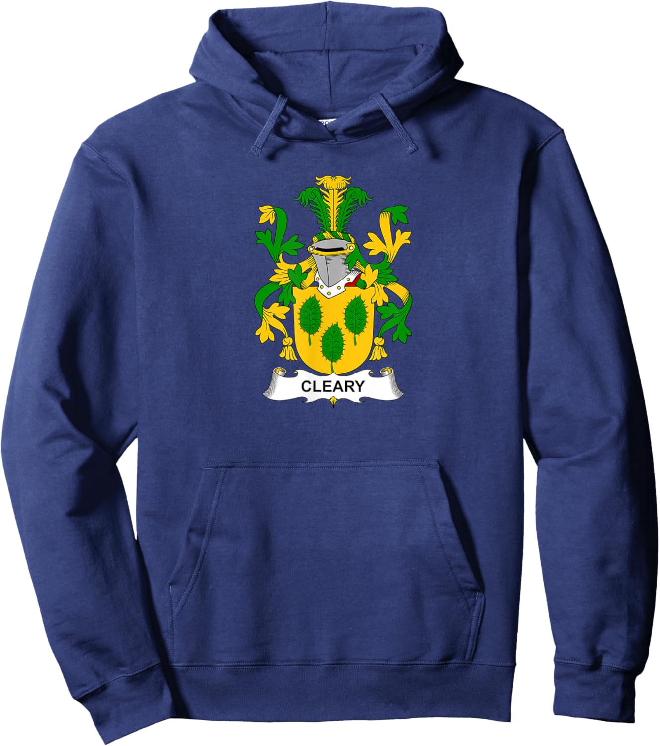 Cleary Coat of Arms - Family Crest Hoodie - Hoodie | Navy