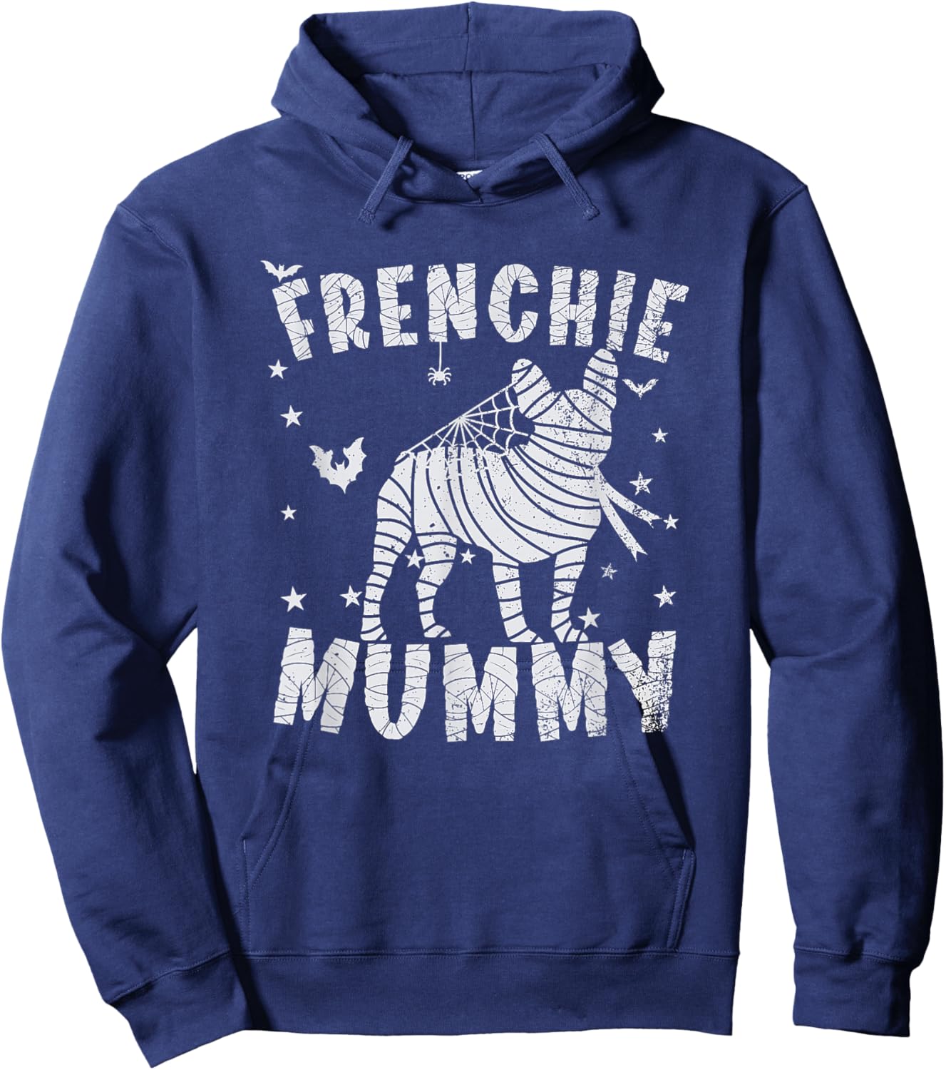 French Bulldog Mummy - Halloween Hoodie - Hoodie | Navy