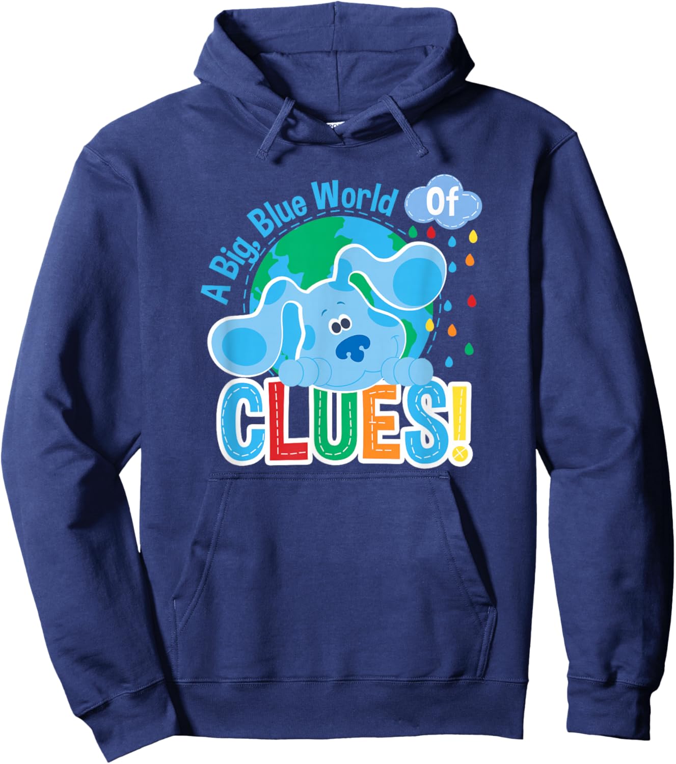 Blue's Clues A Big Blue World of Clues Hoodie - Hoodie | Navy