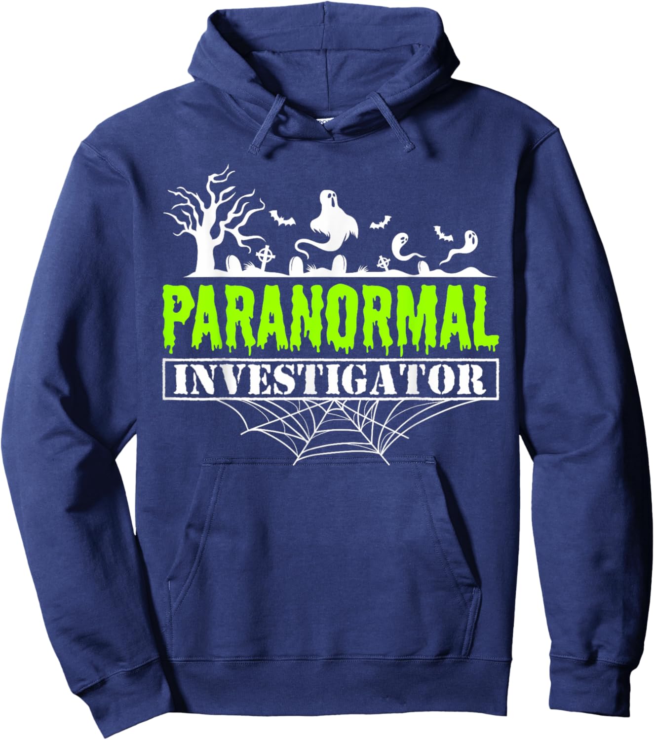 Paranormal Investigator Ghost Hunting Ghost Hunter Hoodie - Hoodie | Navy