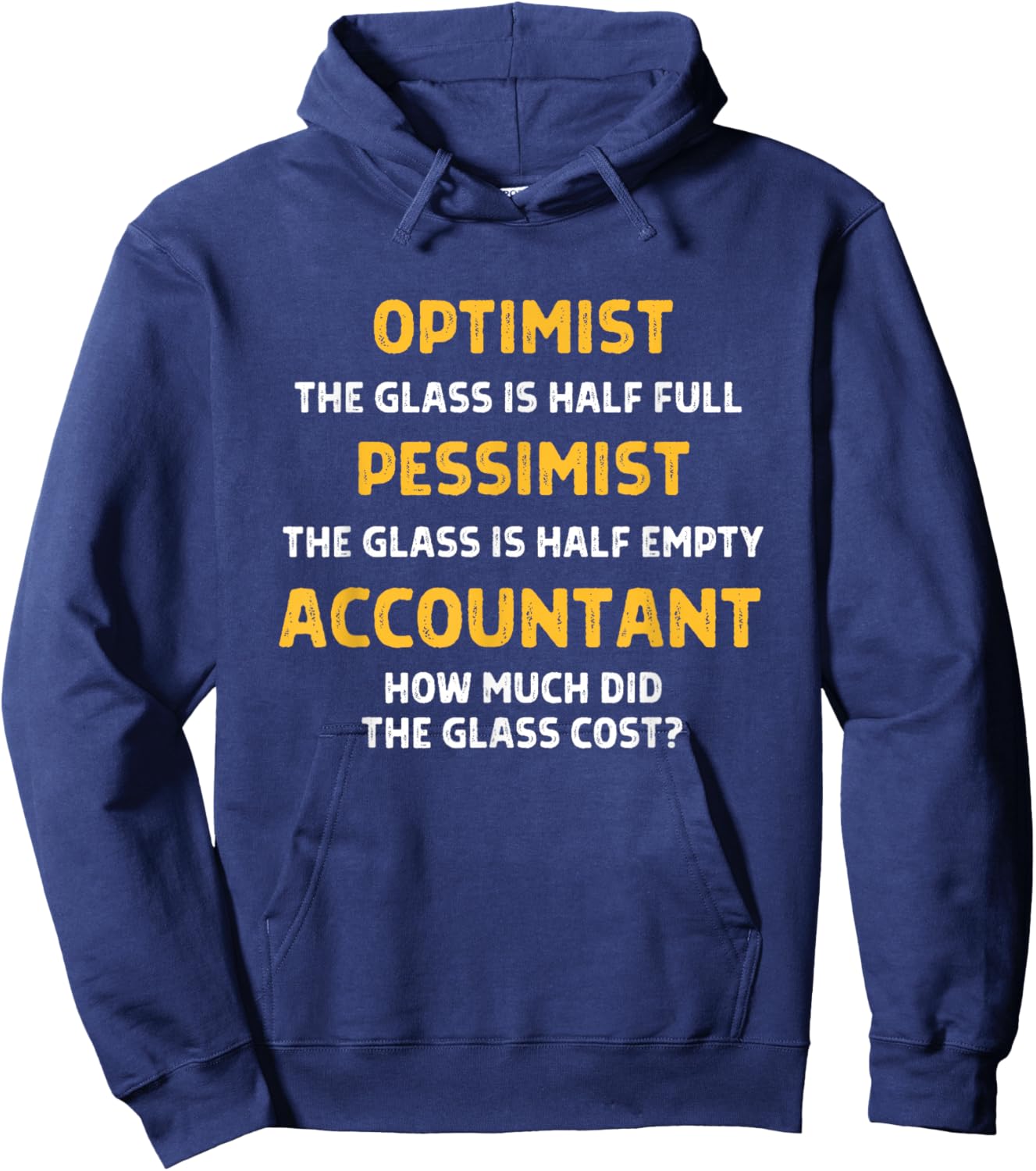 Funny Accountant Joke CPA Accounting Professor Auditor Hoodie - Hoodie | Navy