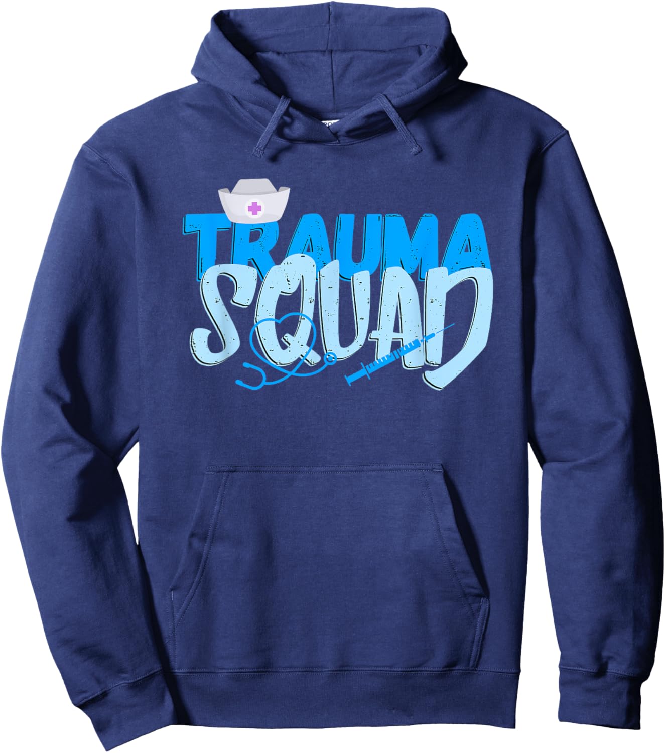 Trauma Nurse Medical Trauma Squad Nursing Hoodie - Hoodie | Navy