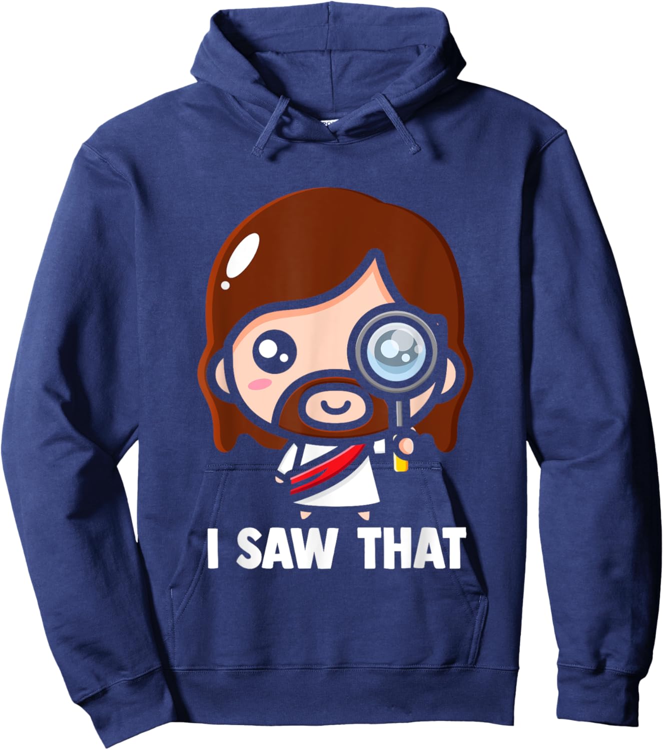 Jesus - I saw that Funny Christian Meme Hoodie - Hoodie | Navy