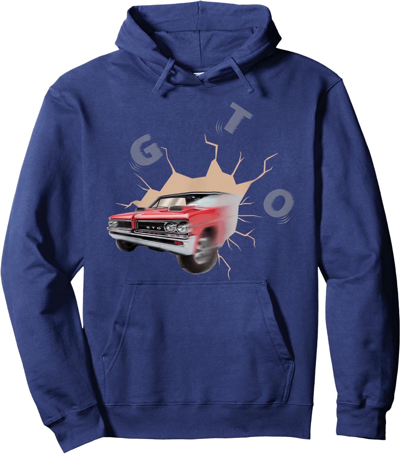 Vintage 1964 Gto, American Muscle Car, Classic Car, Funny Hoodie - Hoodie | Navy