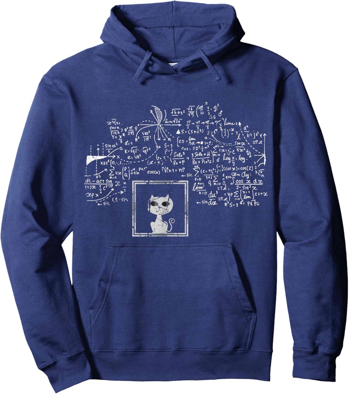 Cat Physicist Schrodingers String Theory Scientist Hoodie - Hoodie | Navy