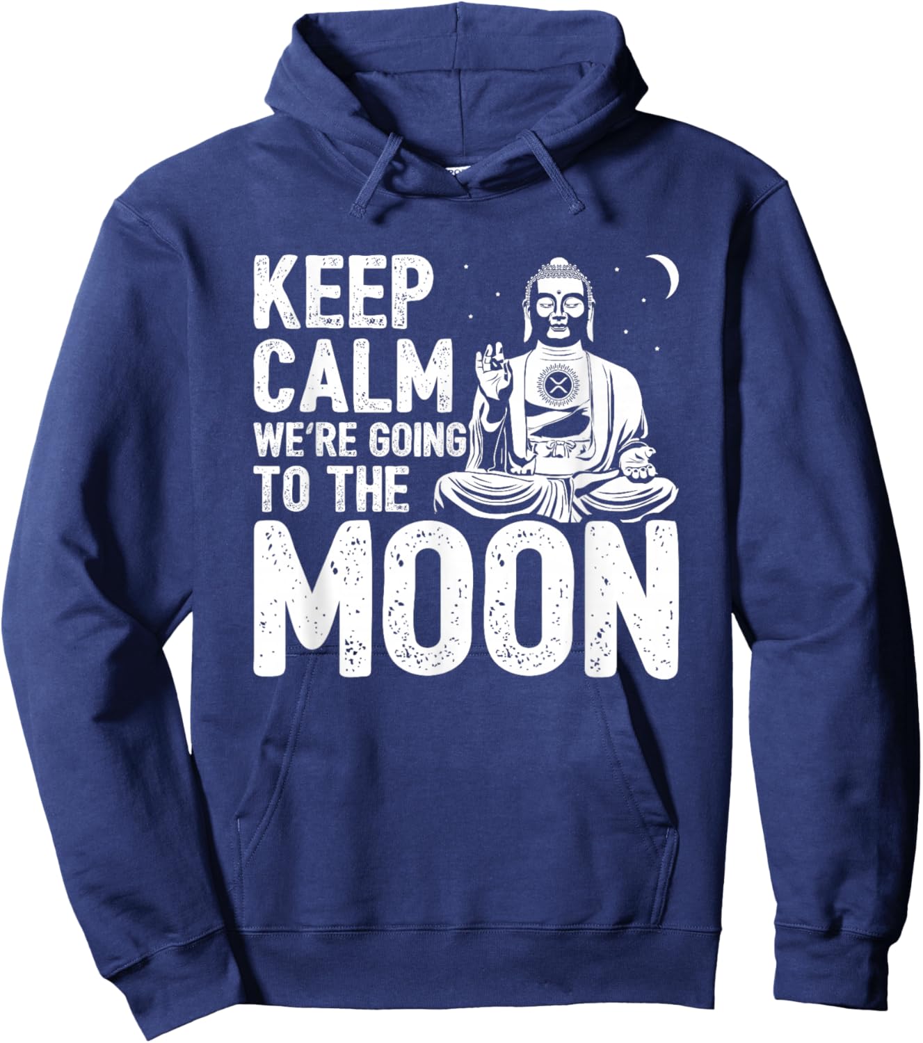 XRP Cryptocurrency - XRP To The Moon - Crypto Currency - XRP Hoodie - Hoodie | Navy