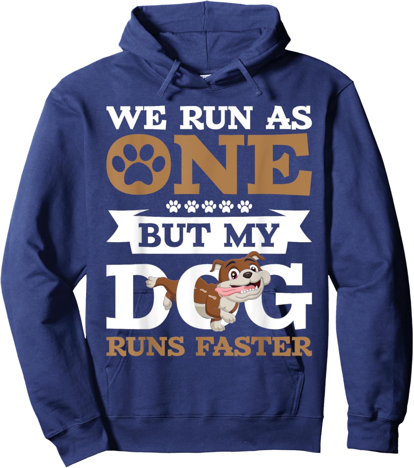 We Run As One - Dog Trainer Animal Lover Pet Owner Women Kids Hoodie - Hoodie | Navy
