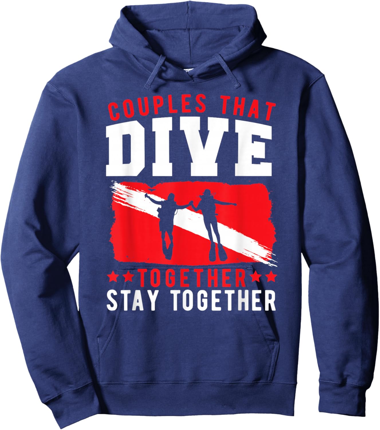 Scuba Diving Couple Scuba Squad - Deep Sea Diver Scuba Diver Hoodie - Hoodie | Navy