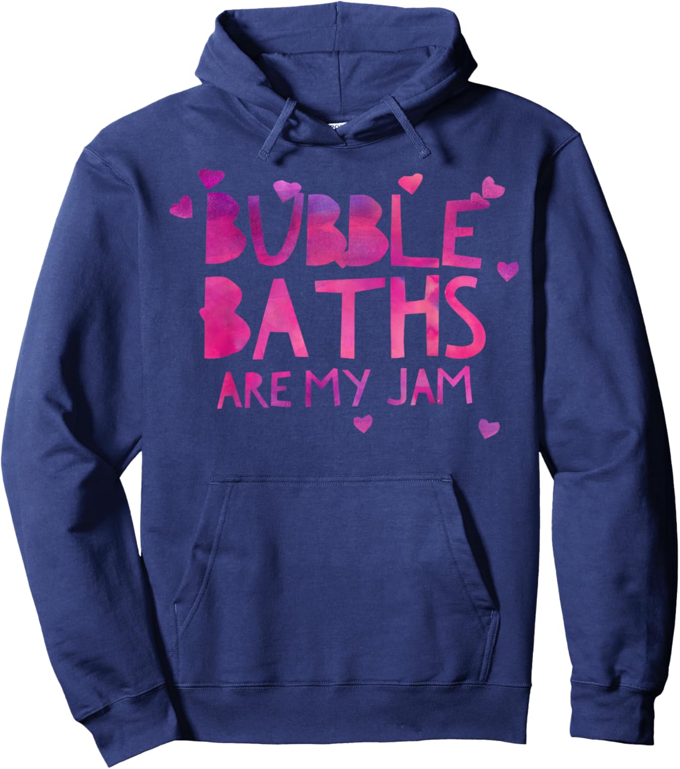 Bubble Bath Lover Gift Relaxing Warm Bathtub Quiet Tub Time Hoodie - Hoodie | Navy
