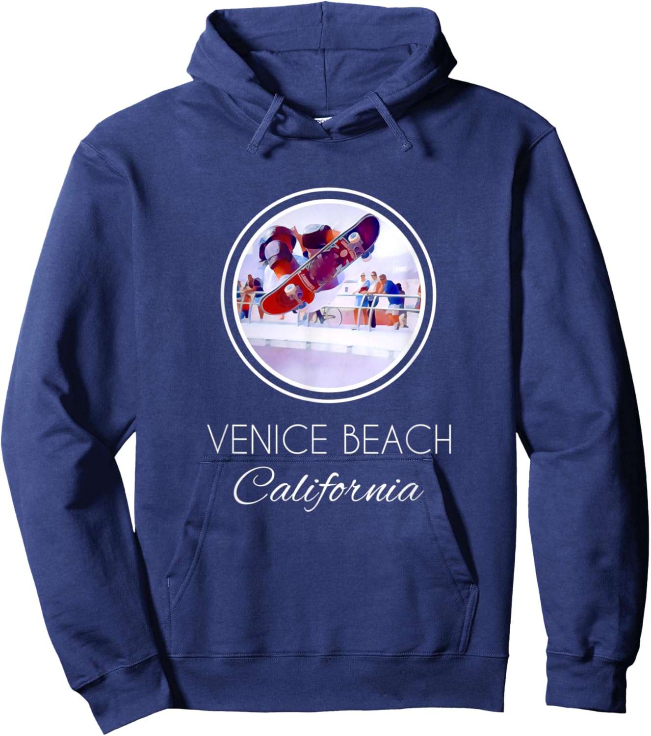 VENICE BEACH - California Skater Women Hoodie - Hoodie | Navy
