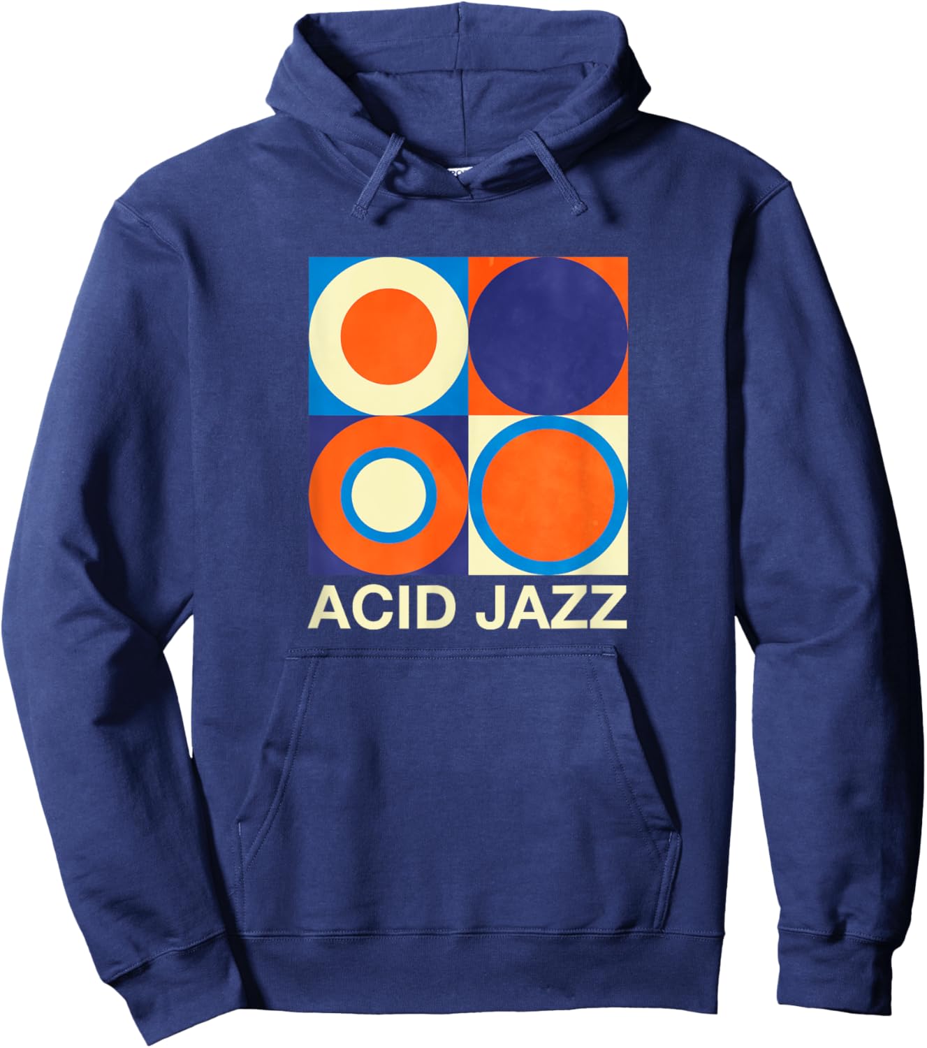 Retro Acid Jazz Hoodie - Hoodie | Navy