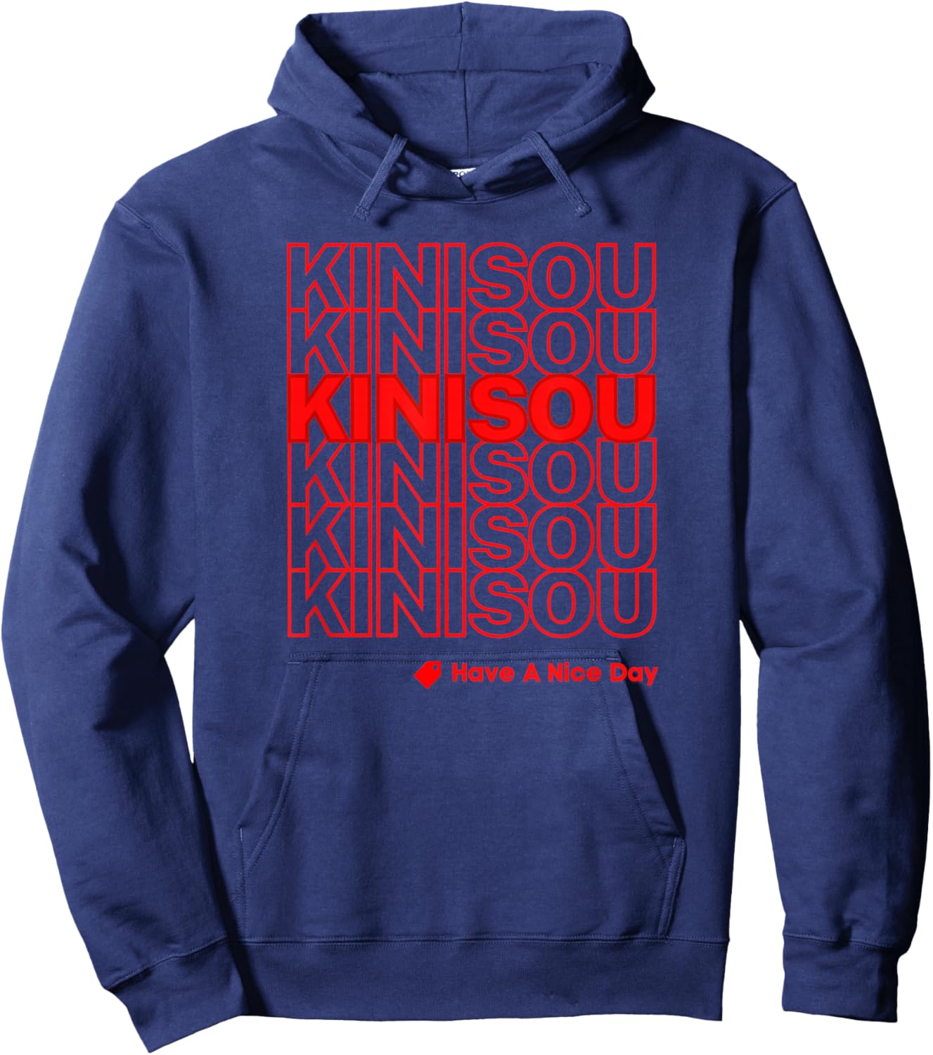 Kinisou Chuukese Thank You | Micronesia Pride Hoodie - Hoodie | Navy