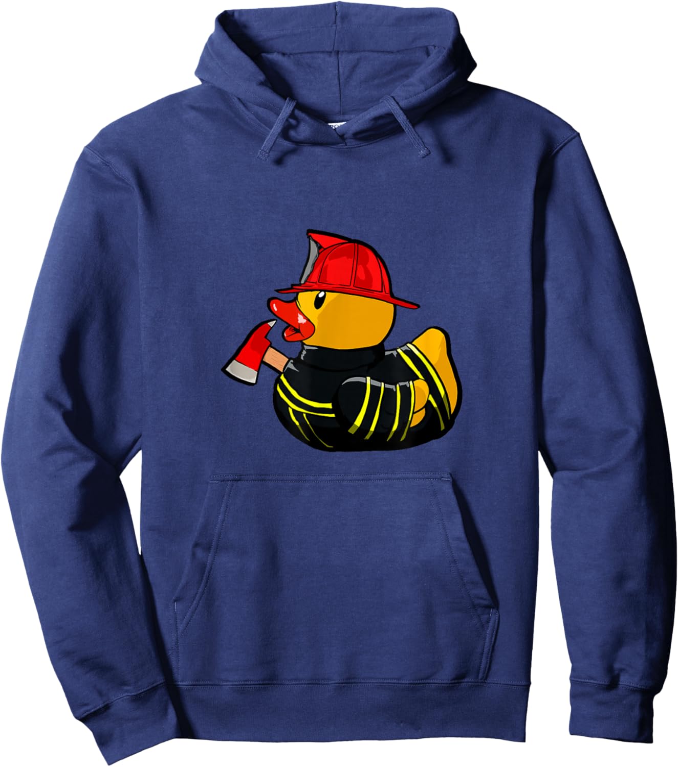 Fire Duck Hoodie - Hoodie | Navy
