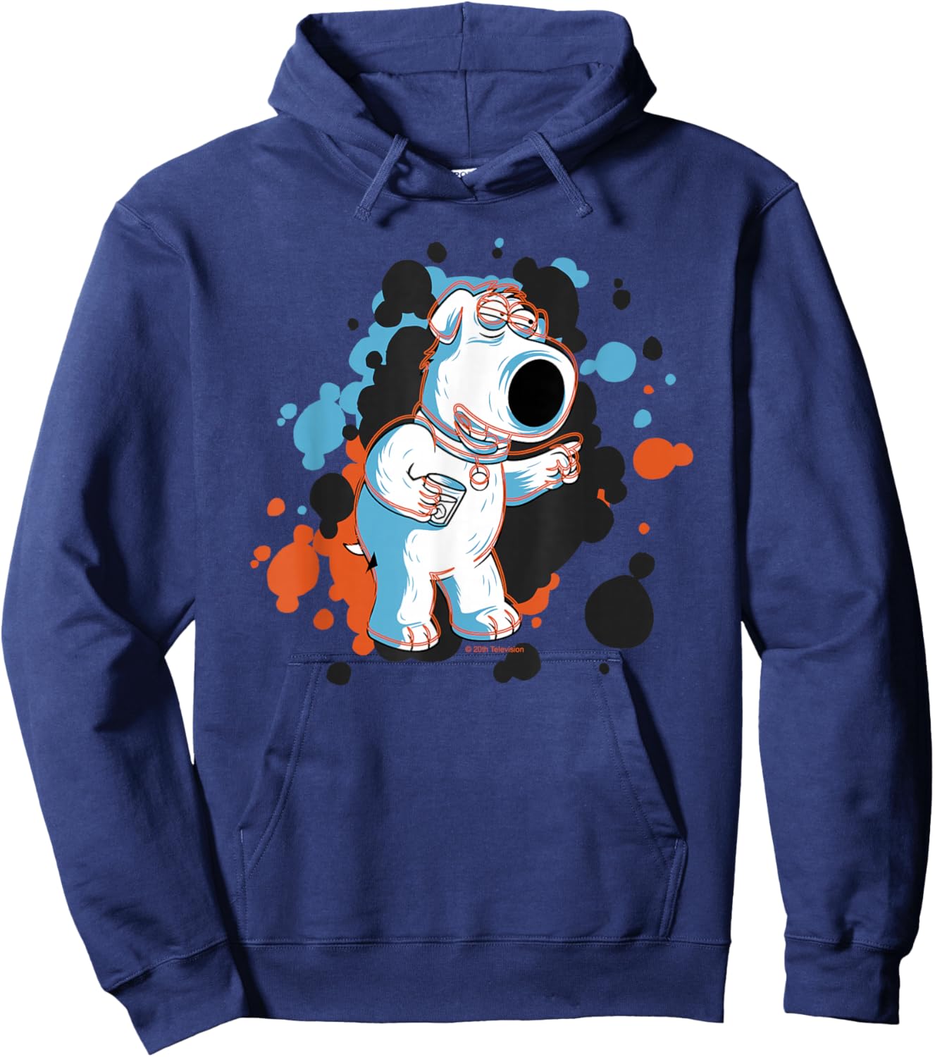 Family Guy Brian Social Butterfly Hoodie - Hoodie | Navy