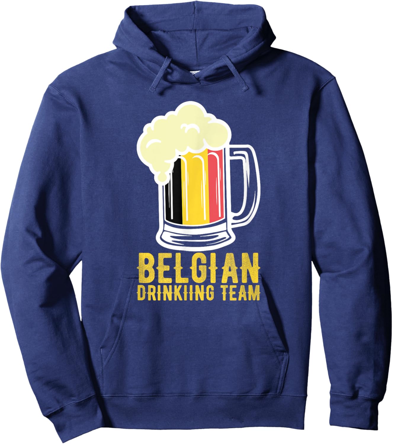 Belgian Drinking Team Beer Festival Belgium Oktoberfest Hoodie - Hoodie | Navy