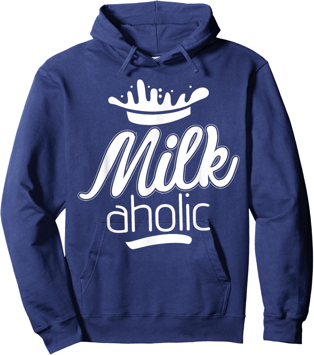 Funny Milk Aholic Milkaholic Milk Drinker Farmers Hoodie - Hoodie | Navy