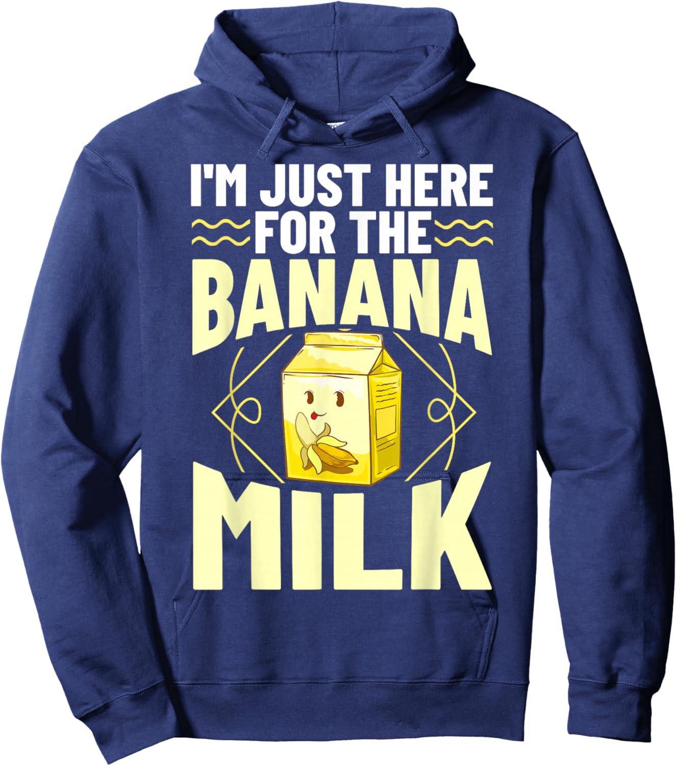 Banana Milk Chocolate Flavour Hoodie - Hoodie | Navy