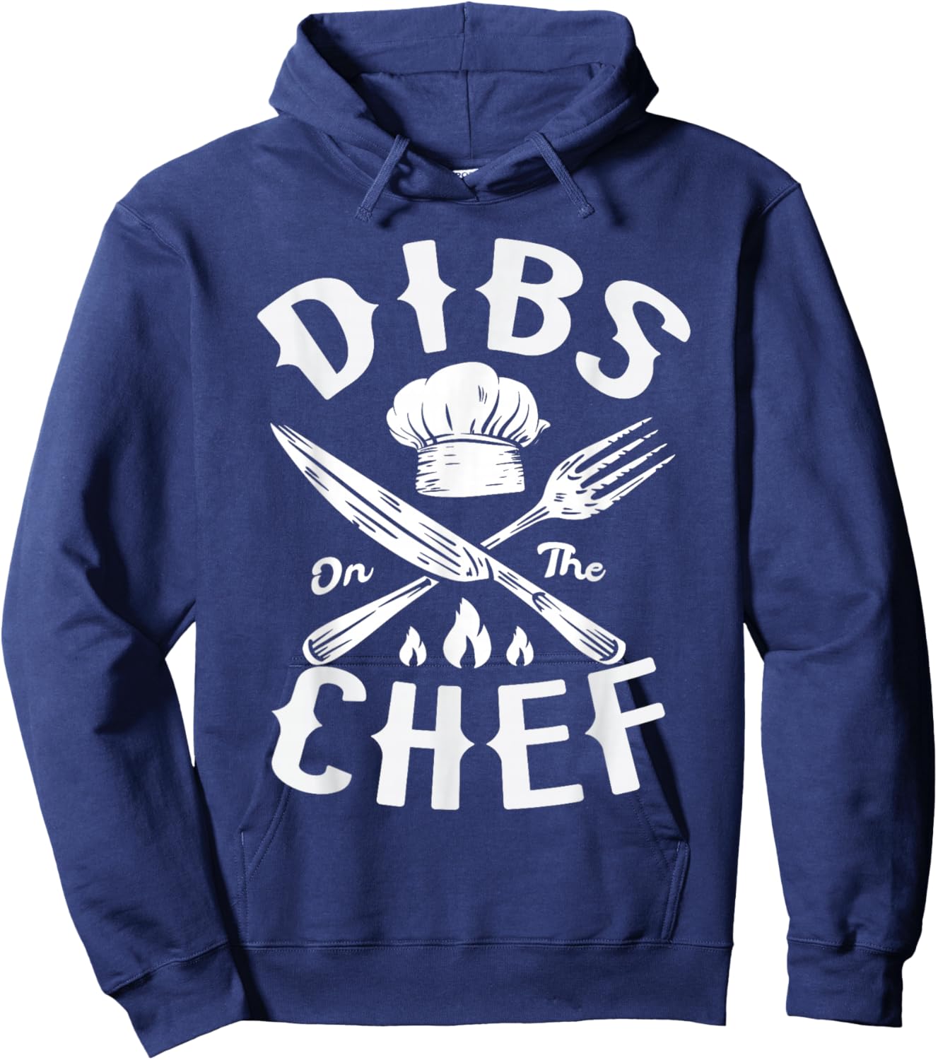Dibs On The Chef Cooking Lover Sous Culinary Gangster Hoodie - Hoodie | Navy
